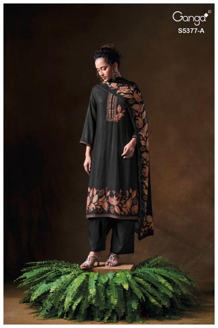 Ganga eloisna 5377 dress materials wholesalers in ahmadabad